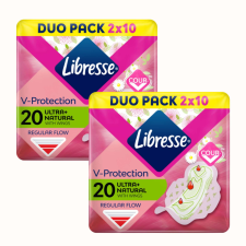 Libresse Ultra+ Natural normál szárnyas egészségügyi Betét AloeVera kivonattal 2x20db intim higiénia