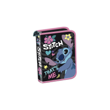 License Tolltartó Lilo és Stitch egy részes üres fekete tolltartó
