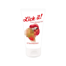 Lick-it Lick it! - 2in1 ehető síkosító - eper (50ml) síkosító