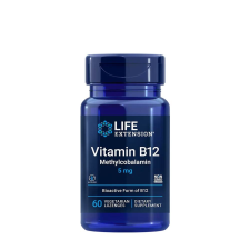 Life Extension B12-vitamin Methylcobalamin 5 mg szopogató (60 Szopogató Tabletta) vitamin és táplálékkiegészítő