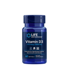 Life Extension D3-vitamin 175 mcg (7000 NE) (60 Lágykapszula) vitamin és táplálékkiegészítő