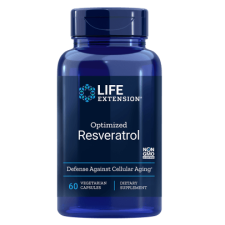 Life Extension Élethosszabbításra optimalizált resveratrol, 250 mg, 60 kapszula vitamin és táplálékkiegészítő