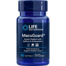 Life Extension MacuGuard, szem támogatása sáfránnyal és asztaxantinnal, Life Extension vitamin és táplálékkiegészítő