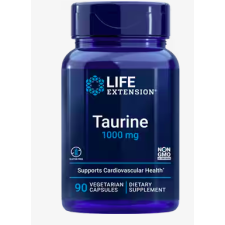 Life Extension Taurin, taurin, 1000 mg, 90 növényi kapszula vitamin és táplálékkiegészítő