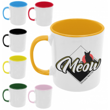  Life is better with a cat - Színes Bögre bögrék, csészék