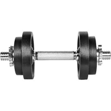 LifeFit egykezes 10 kg, 30 mm-es rúd / 4x lemez kézisúlyzó