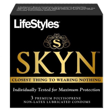 LifeStyles Skyn Original 3 db latex mentes óvszer óvszer