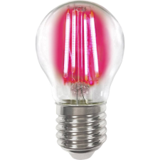 LightMe LED fényforrás E27 Csepp forma 4 W Piros (LM85314) (LM85314) izzó
