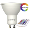 LightMe LED fényforrás GU10 Reflektor 4.5 W = 28 W RGBW (LM85190-2) (LM85190-2)