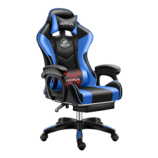 Likeregal 920 masszázs gamer szék lábtartóval kék holm1008M forgószék
