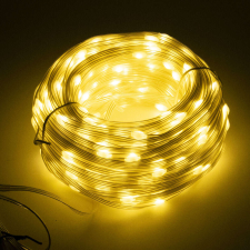Lili 50 méteres flexibilis fénykábel / karácsonyi világítás, 8 világítási mód, meleg fehér karácsonyi dekoráció