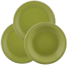 Lilien Tányérkészlet, 12 részes, Lilien Daisy, zöld
