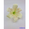  Liliom selyemvirág fej D16cm - Krém