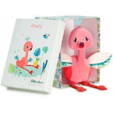 Lilliputiens 83087 Anais flamingó puha plüssfigura díszdobozban 83087 plüssfigura