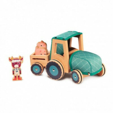 Lilliputiens 83233 ROSALIE traktor autópálya és játékautó