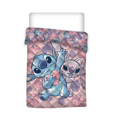 Lilo és Stitch A csillagkutya steppelt ágytakaró, paplan heart 140x200 cm lakástextília