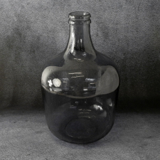  Lily üveg váza Szürke 27x42 cm dekoráció