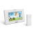 LIM-2478 Bewello Digitális hőmérő és ébresztőóra - kültéri / beltéri - USB-s, elemes - fehér