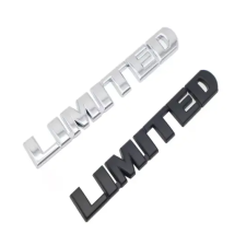  Limited hátsó embléma Autó Csomagtartó Matrica Fekete autó dekoráció