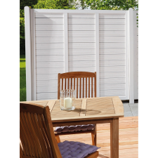  Limone belátásgátló kerítés zárt fehér 180 cm x 180 cm kerti bútor