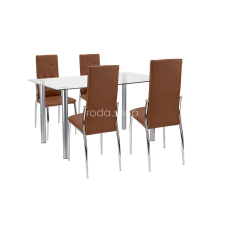  Lina 4+1 étkező garnitúra barna bútor