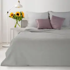  Linda gofri szerkezetű takaró Szürke 150x200 cm lakástextília