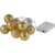 Linder Exclusiv LED világítás 10 arany golyó Linder Exclusiv LK022GB - Meleg fehér