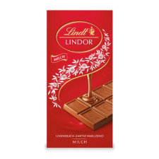 Lindor táblás tejcsokoládé lágyan olvadó töltelékkel 100g csokoládé és édesség