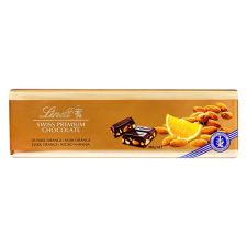 Lindt Csokoládé lindt gold dark almond-orange mandulás-narancsos étcsokoládé 300g csokoládé és édesség