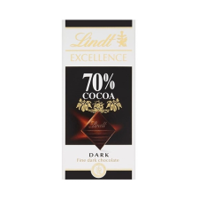 Lindt Étcsokoládé táblás LINDT Excellence 70%-os kakaótartalom 100g alapvető élelmiszer