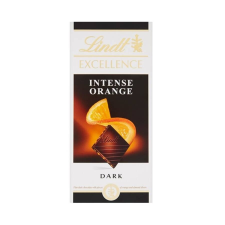 Lindt Étcsokoládé táblás LINDT Excellence narancsos 100g csokoládé és édesség