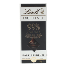 LINDT EXCELLENCE ÉTCSOKOLÁDÉ 99% csokoládé és édesség