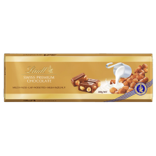 Lindt Gold Hazelnut táblás tejcsokoládé - 300 g csokoládé és édesség