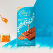  Lindt Lindor Sós karamellás tejcsokoládé 100g csokoládé és édesség