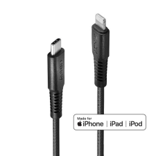  LINDY 1m Reinforced USB Type C to Lightning kábel kábel és adapter
