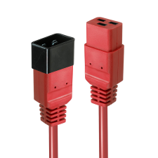 LINDY 30123 Vörös 1 M C19 csatlakozó C20 csatlakozó kábel és adapter