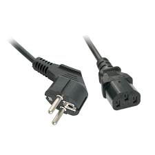 LINDY 30334 Hálózati tápkábel - 0.7m kábel és adapter