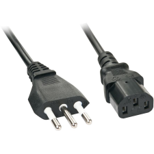 LINDY 30414 tápkábel Fekete 3 M CEI 23-16 C13 csatlakozó (30414) kábel és adapter