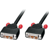 LINDY 36260 DVI kábel 1 M DVI-I Fekete, Vörös (36600)