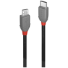 LINDY 36891 USB kábel 1 M USB 2.0 USB C Micro-USB B Fekete, Szürke (36891)
