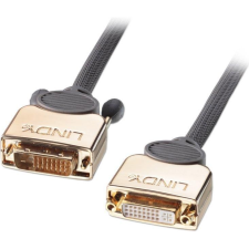 LINDY 37152 DVI kábel 5 M DVI-D Fekete, Arany (37152) kábel és adapter