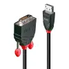 LINDY 41491 DisplayPort - DVI-D Kábel 2m - Fekete