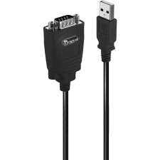 LINDY 42845 soros kábel Fekete 1 M (42845) kábel és adapter