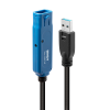 LINDY 43229 USB kábel 15 M USB 3.2 Gen 1 (3.1 Gen 1) USB A Fekete