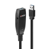 LINDY 43322 USB 3.2 Gen 1 (3.1 Gen 1) 15 M USB A Fekete