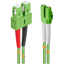 LINDY 46324 száloptikás kábel 10 M 2x LC 2x SC OM5 Zöld (46324) kábel és adapter