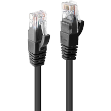 LINDY 48077 hálózati kábel Fekete 1 M Cat6 U/UTP (UTP) (48077) kábel és adapter