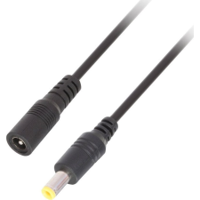 LINDY 70321 tápkábel Fekete 0,5 M (70321) kábel és adapter