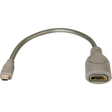LINDY Adapterkabel HDMI an micro HDMI F/M ca. 0.15m (41298) kábel és adapter