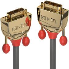 LINDY DVI-D Single Link SLD Kabel Gold Line 20m (36217) kábel és adapter